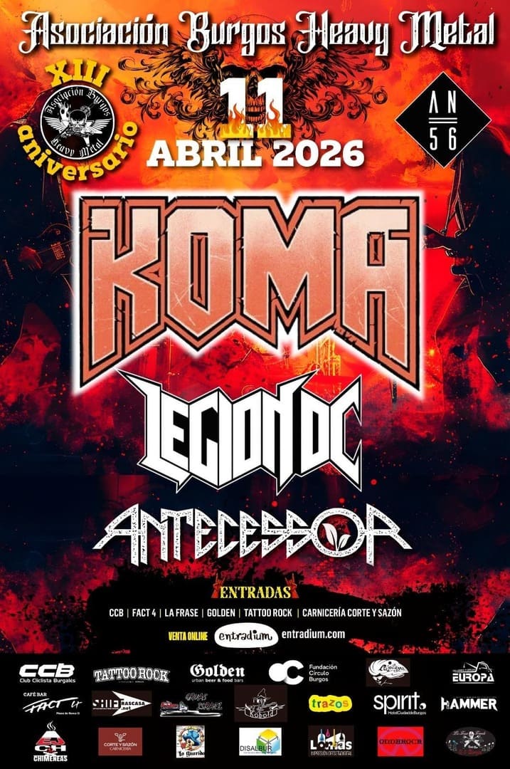 Aniversario Asociación Burgos Heavy Metal Aniversario Asociación Burgos Heavy Metal