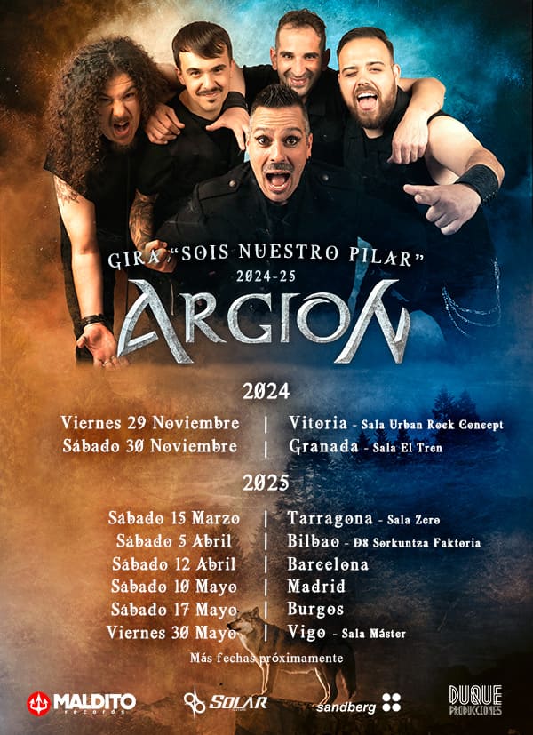 Argion gira 2025