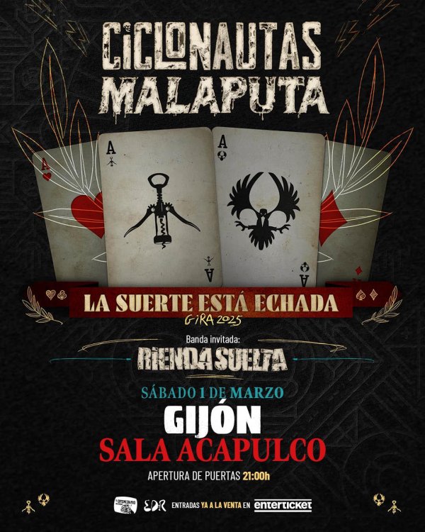 Ciclonautas y Malaputa en Gijón